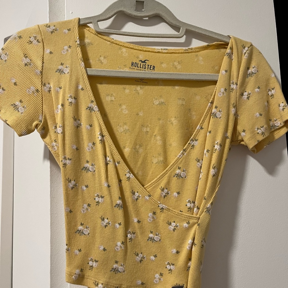 Yellow top from Hollister